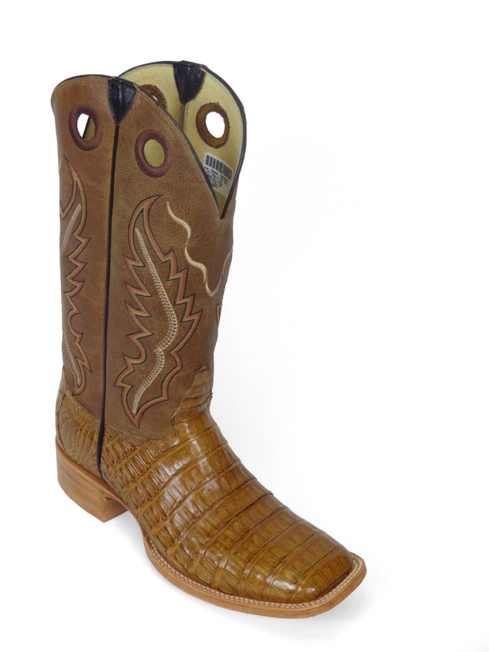 Cognac on sale caiman boots