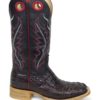 Men Boots Hornback Caiman Black Cherry